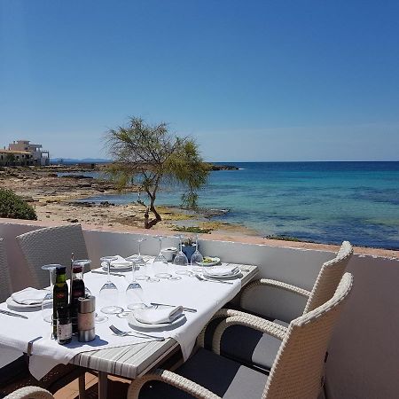 Hostal Restaurante Playa Колонья Сант Джордин Экстерьер фото